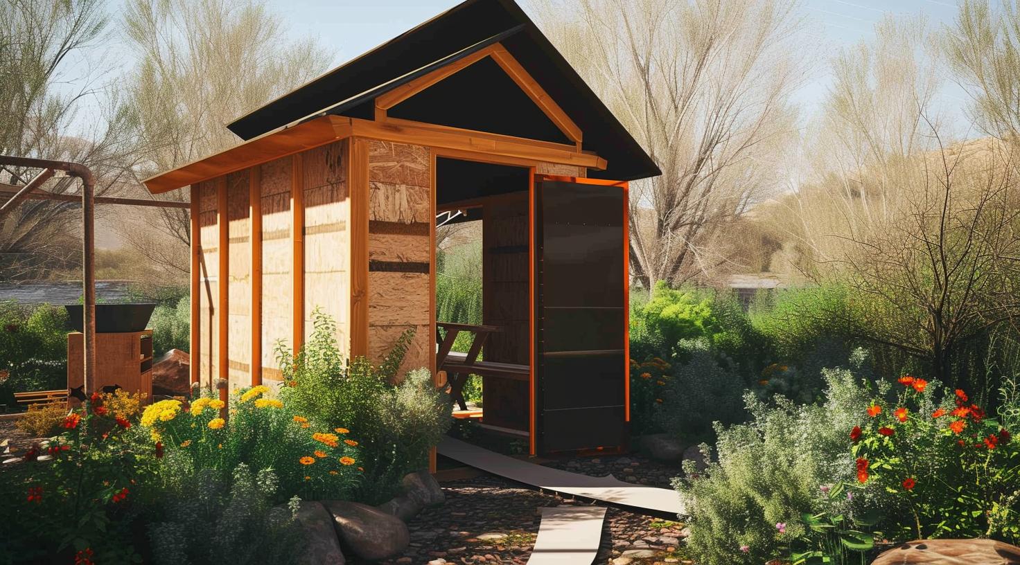 DIY-Pflanzenregal für den Garten